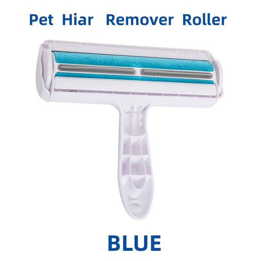 Pet Hair Roller Remover and Lint Brush - 2-Way Comb Tool for Efficient Cleaning of Dog and Cat Fur on Furniture and Clothing